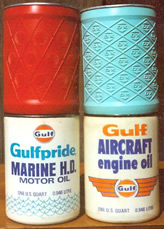 Round Plastic Motor Oil Quart Cans